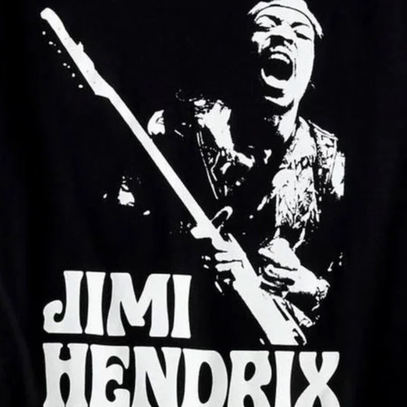 NEW Jimi Hendrix Jamming blues rock Official T-Shirt Medium Oversized NWT - Picture 3 of 8